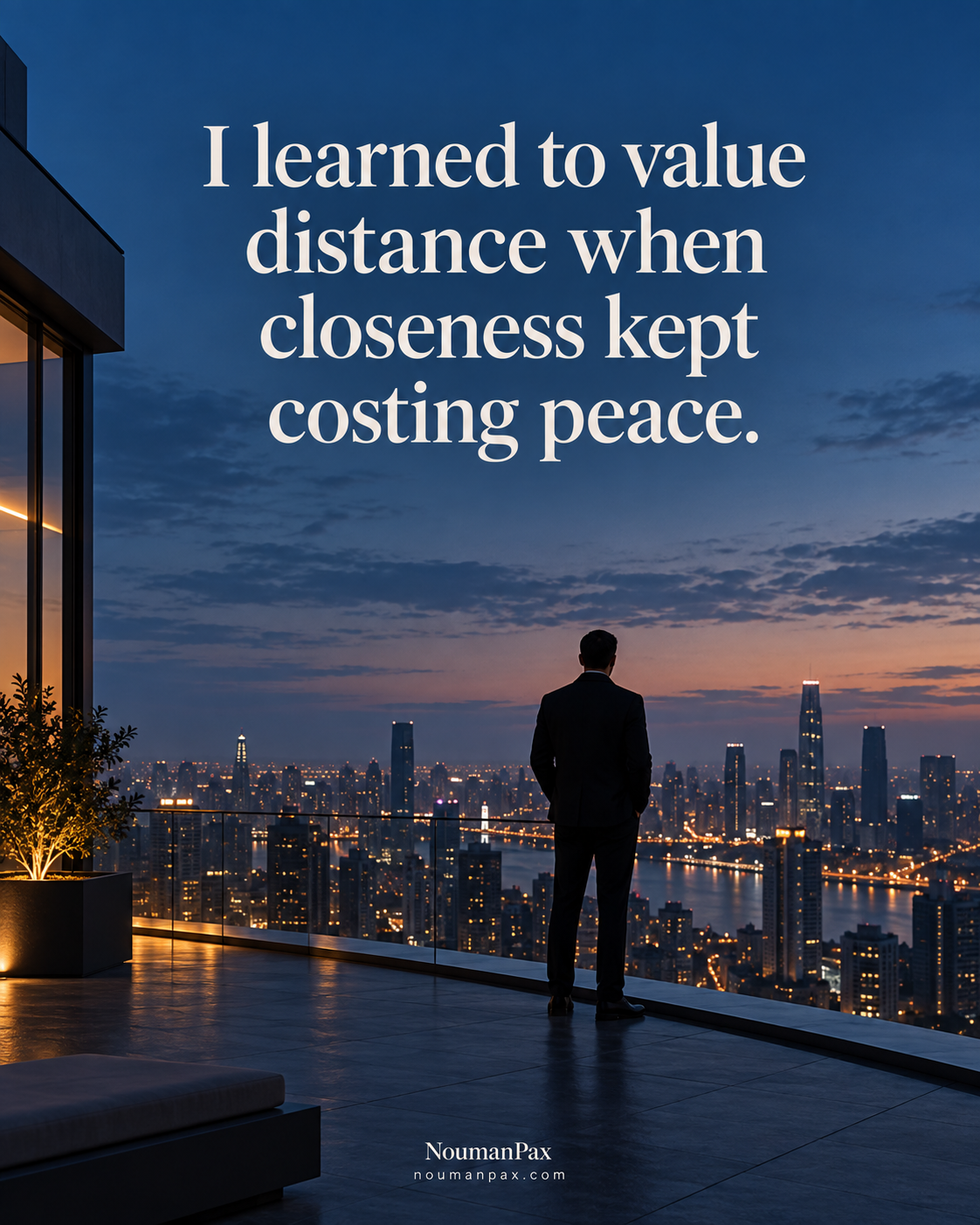 I learned to value distance