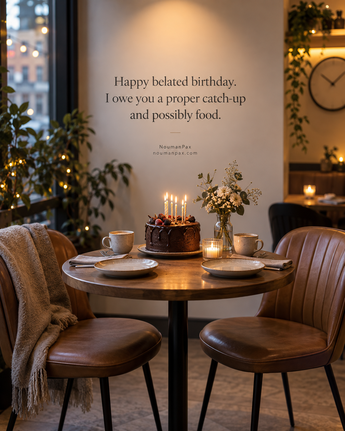Belated Birthday Wishes for a Friend — Quote