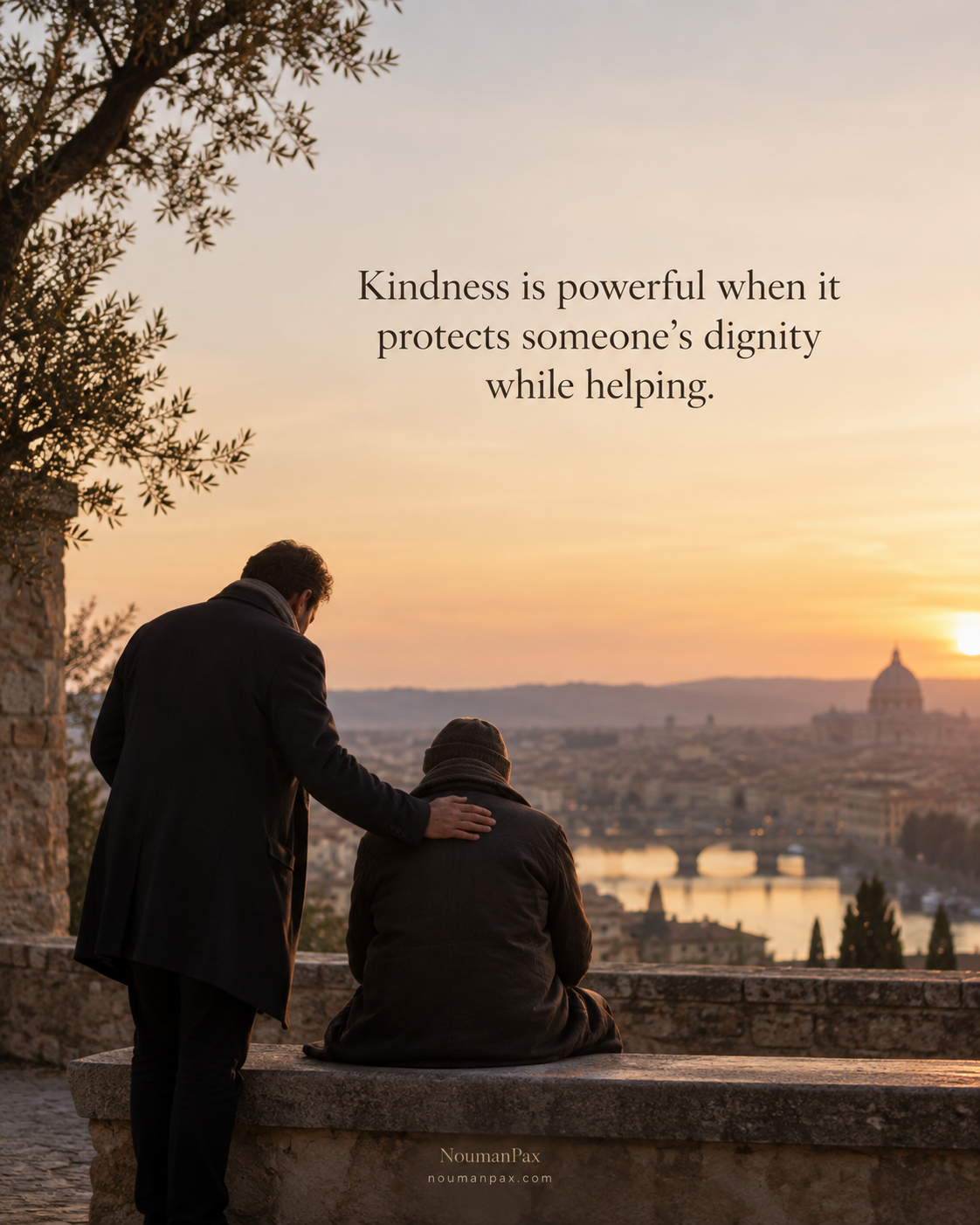 Kindness is powerful when it protects someone’s dignity while helping.