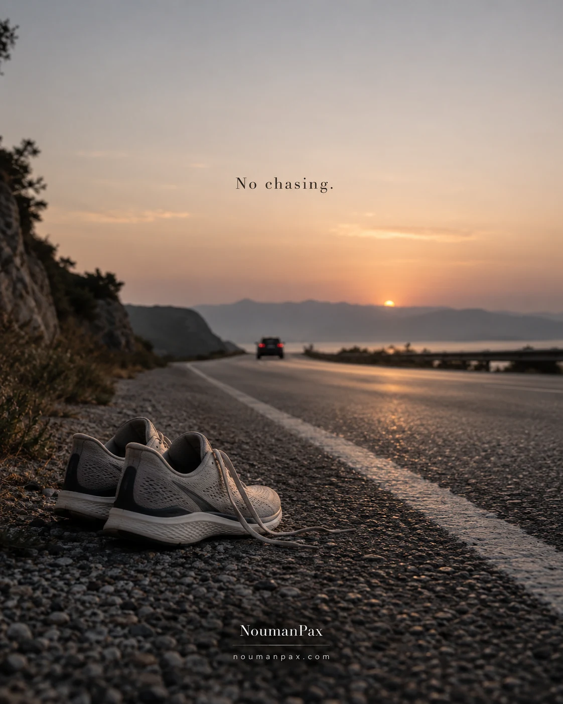 No chasing.