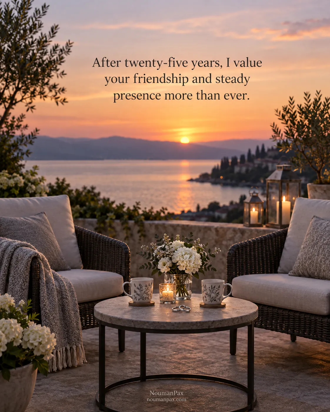 After twenty-five years, I value your friendship and steady presence more than ever.