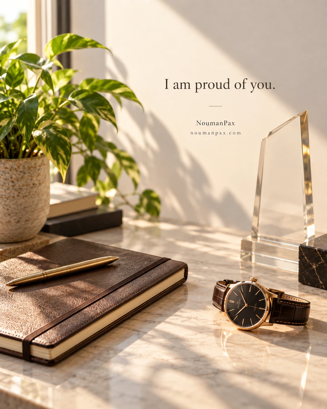 I am proud of you.