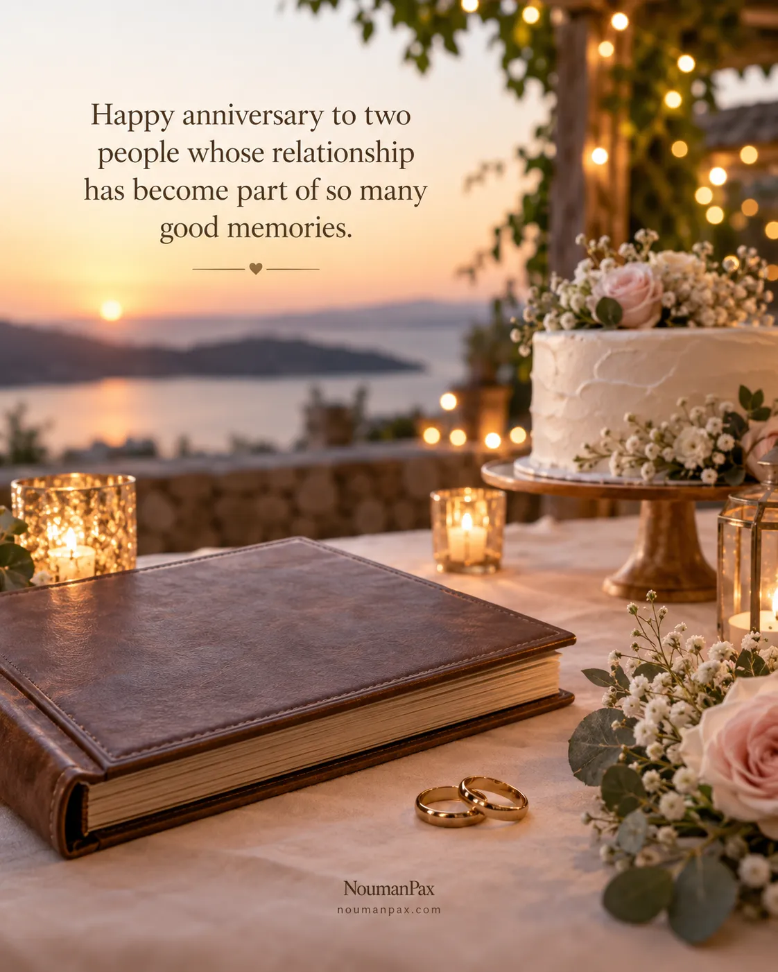 Happy anniversary to two people whose relationship has become part of so many good memories.