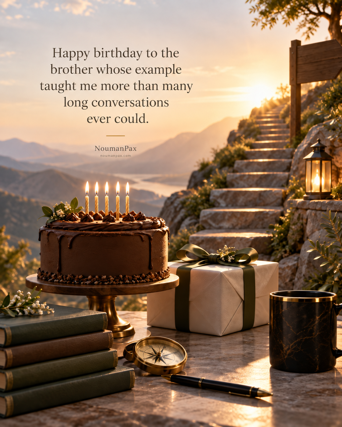 Happy birthday to the brother whose example taught me more than many long conversations ever could.