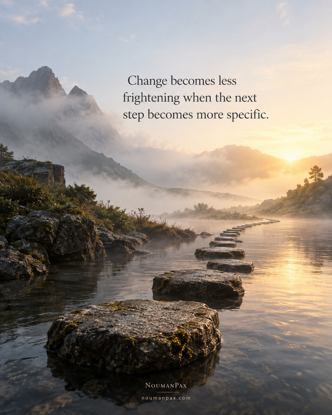 Change next step becomes specific
