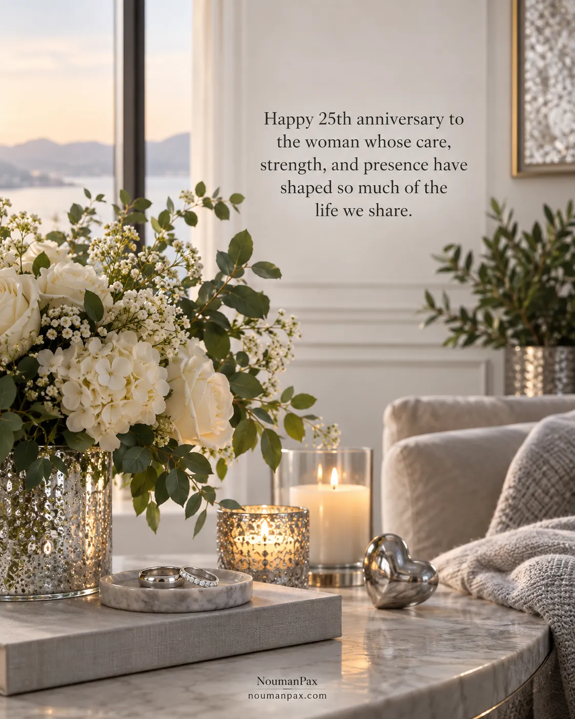 Happy 25th anniversary to the woman whose care, strength, and presence have shaped so much of the life we share.