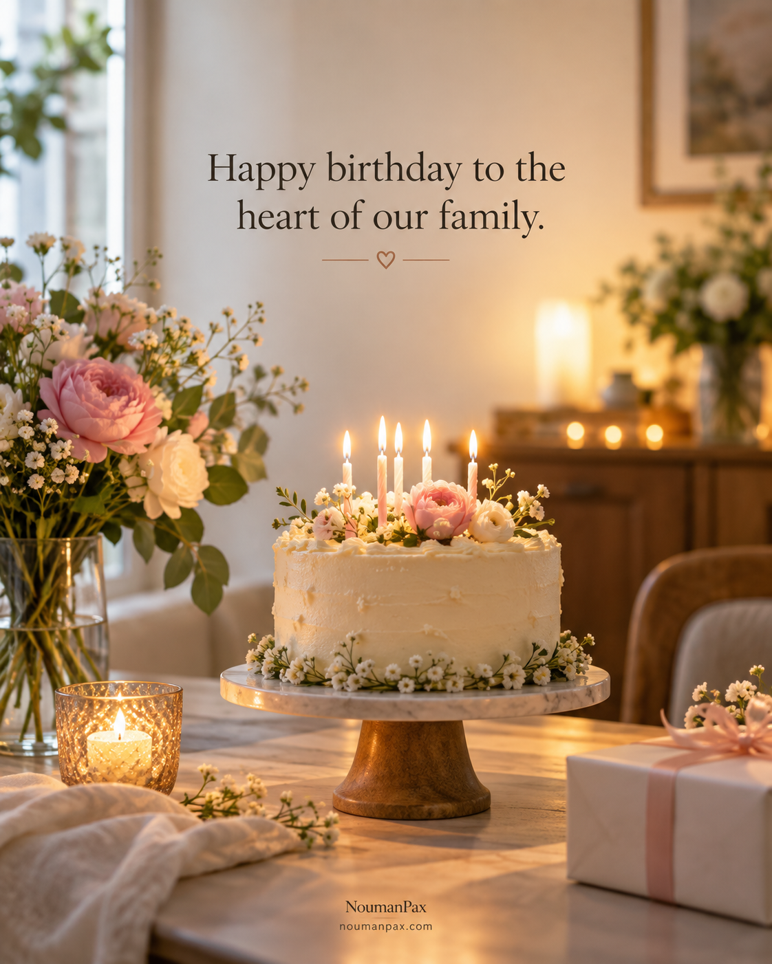 Happy birthday to the heart of our family.
