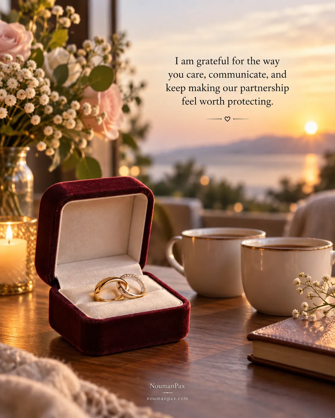 I am grateful for the way you care, communicate, and keep making our partnership feel worth protecting.