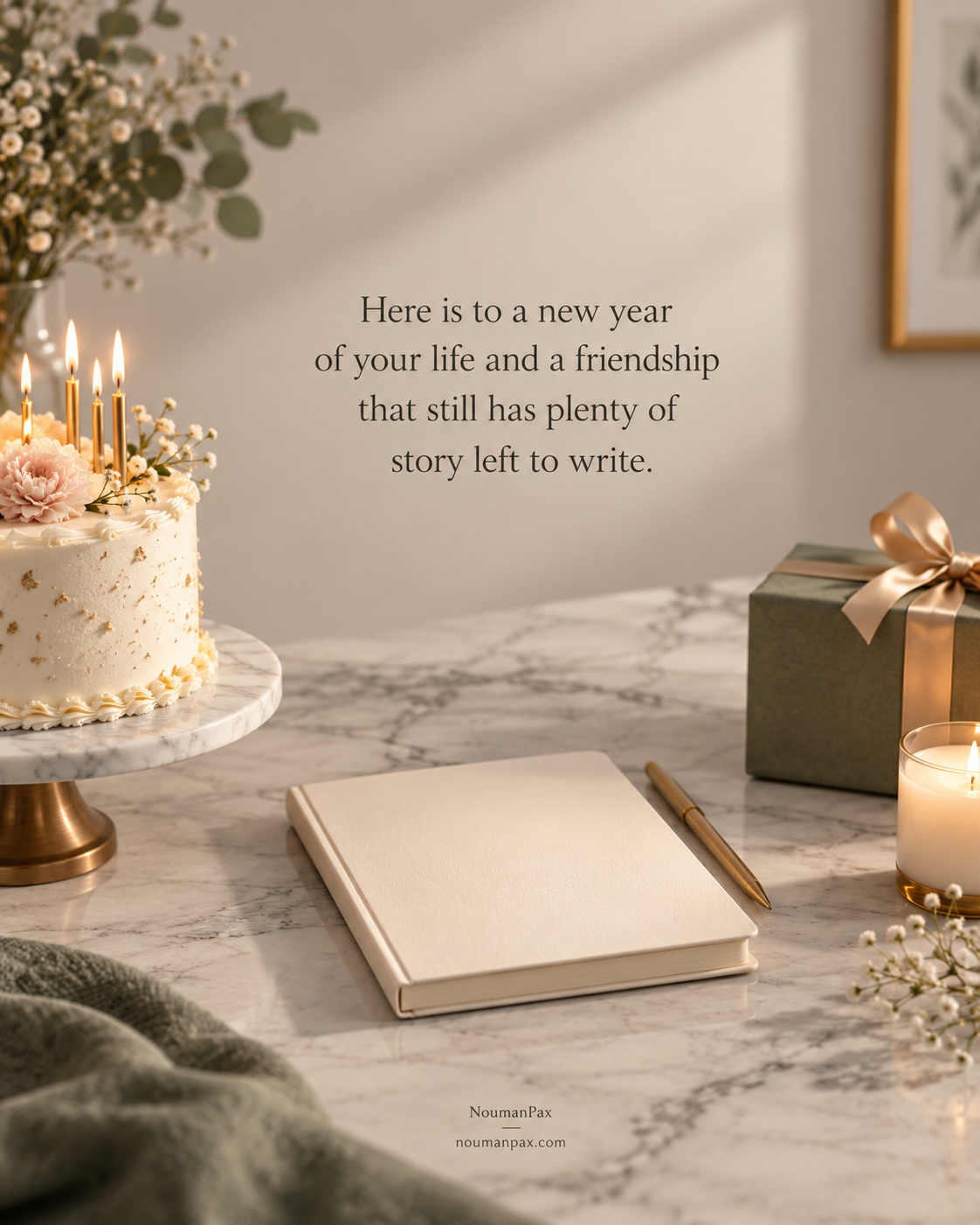 Here is to a new year of your life and a friendship that still has plenty of story left to write.