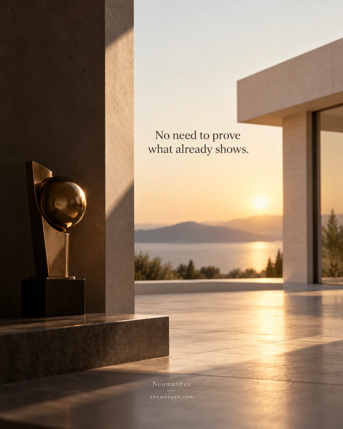 No need to prove what already shows.