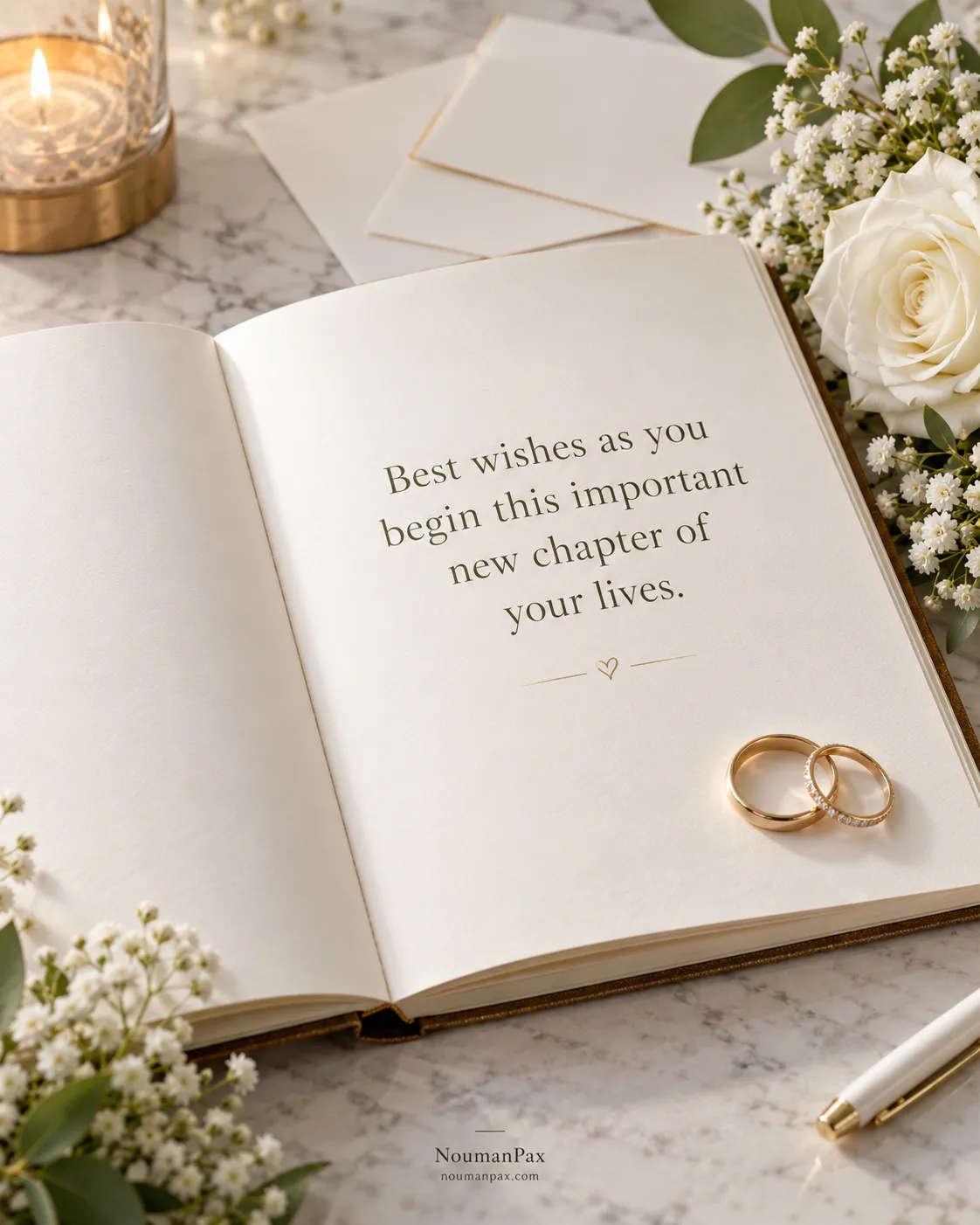 Best wishes as you begin this important new chapter of your lives.