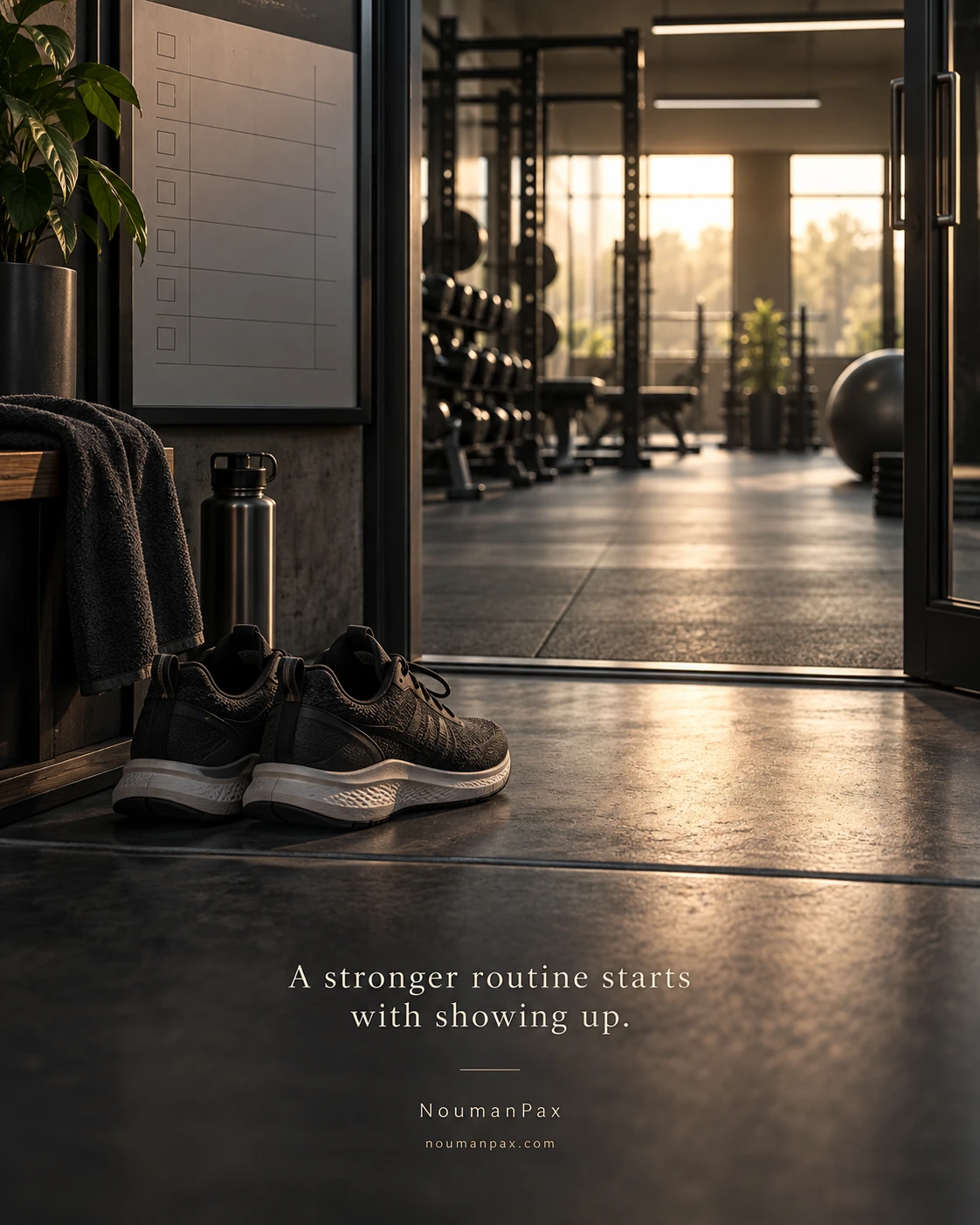 A stronger routine starts with showing up.