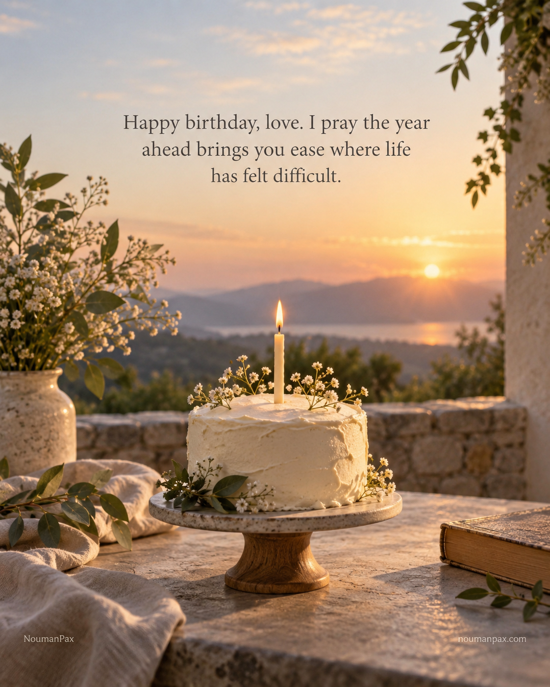 Happy birthday, love. I pray the year ahead brings you ease where life has felt difficult.