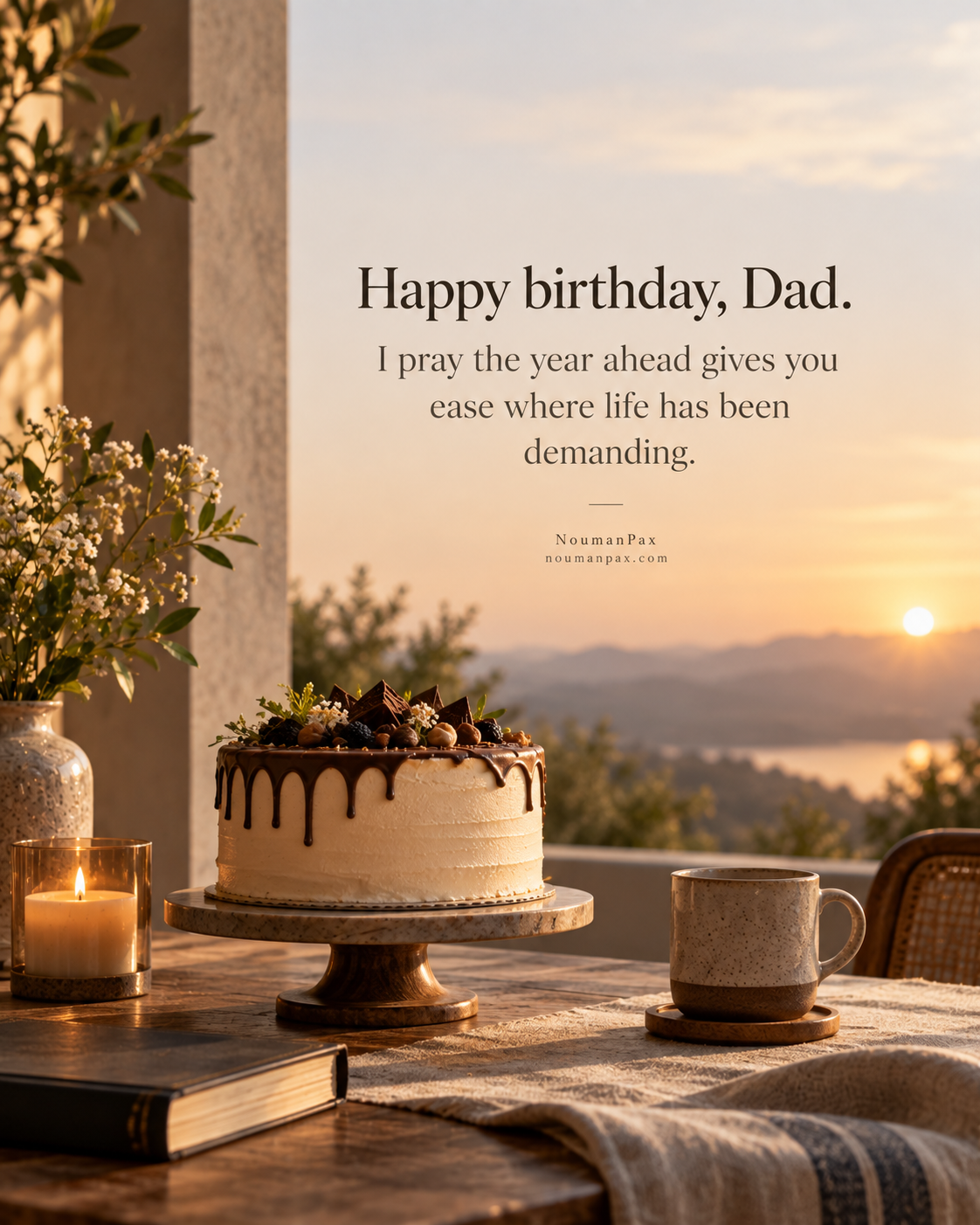 Happy birthday, Dad. I pray the year ahead gives you ease where life has been demanding.