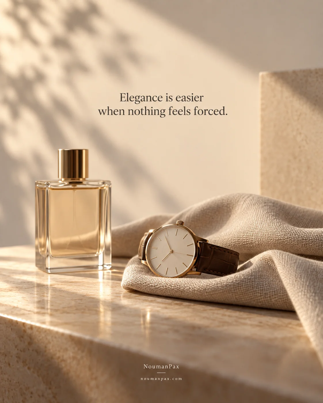 Elegance is easier when nothing feels forced.