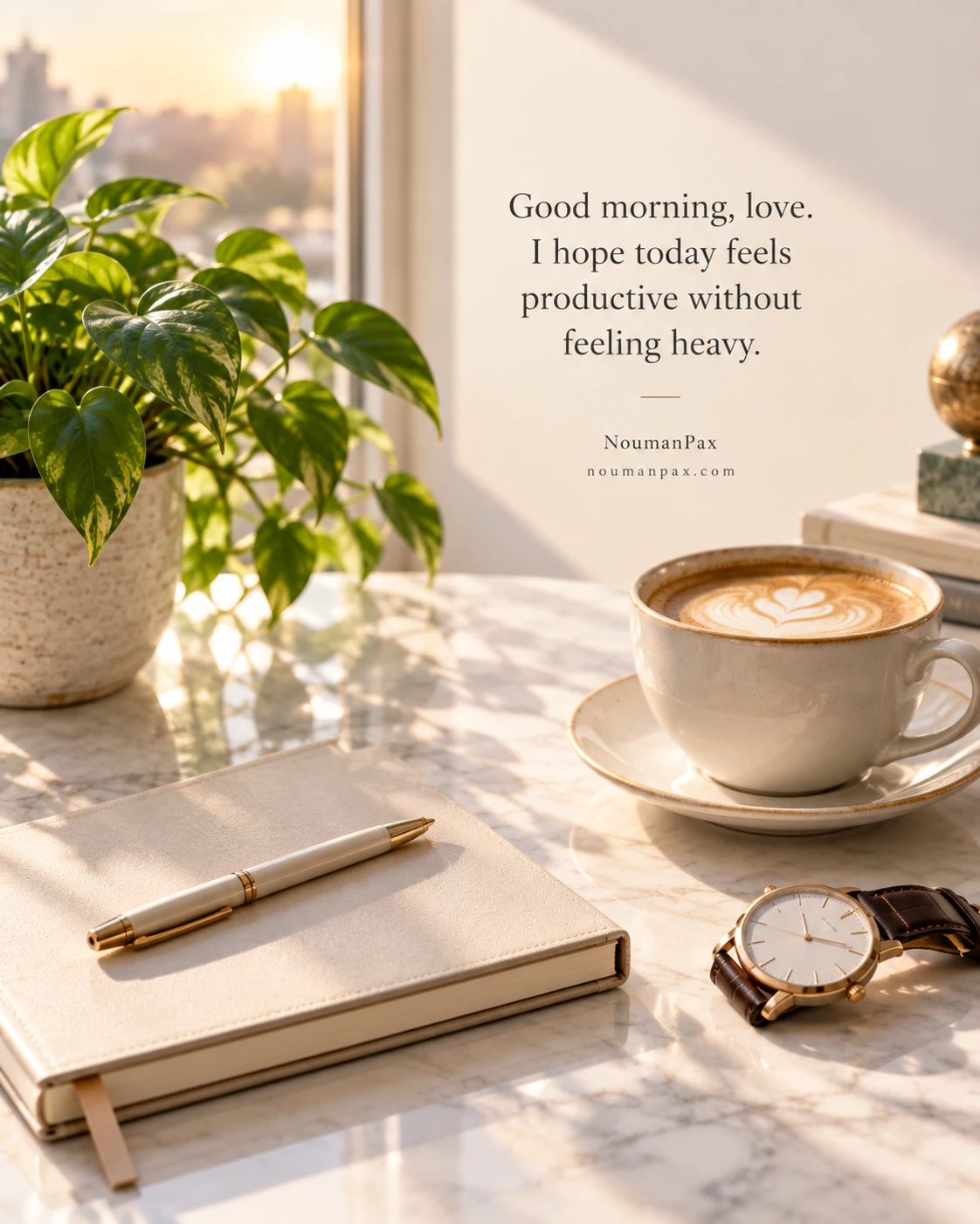 Good morning, love. I hope today feels productive without feeling heavy.