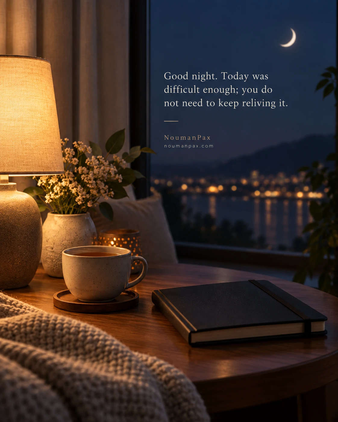 Good night. Today was difficult enough; you do not need to keep reliving it.