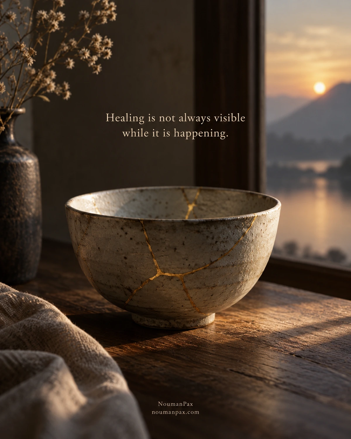 Healing is not always visible while it is happening.