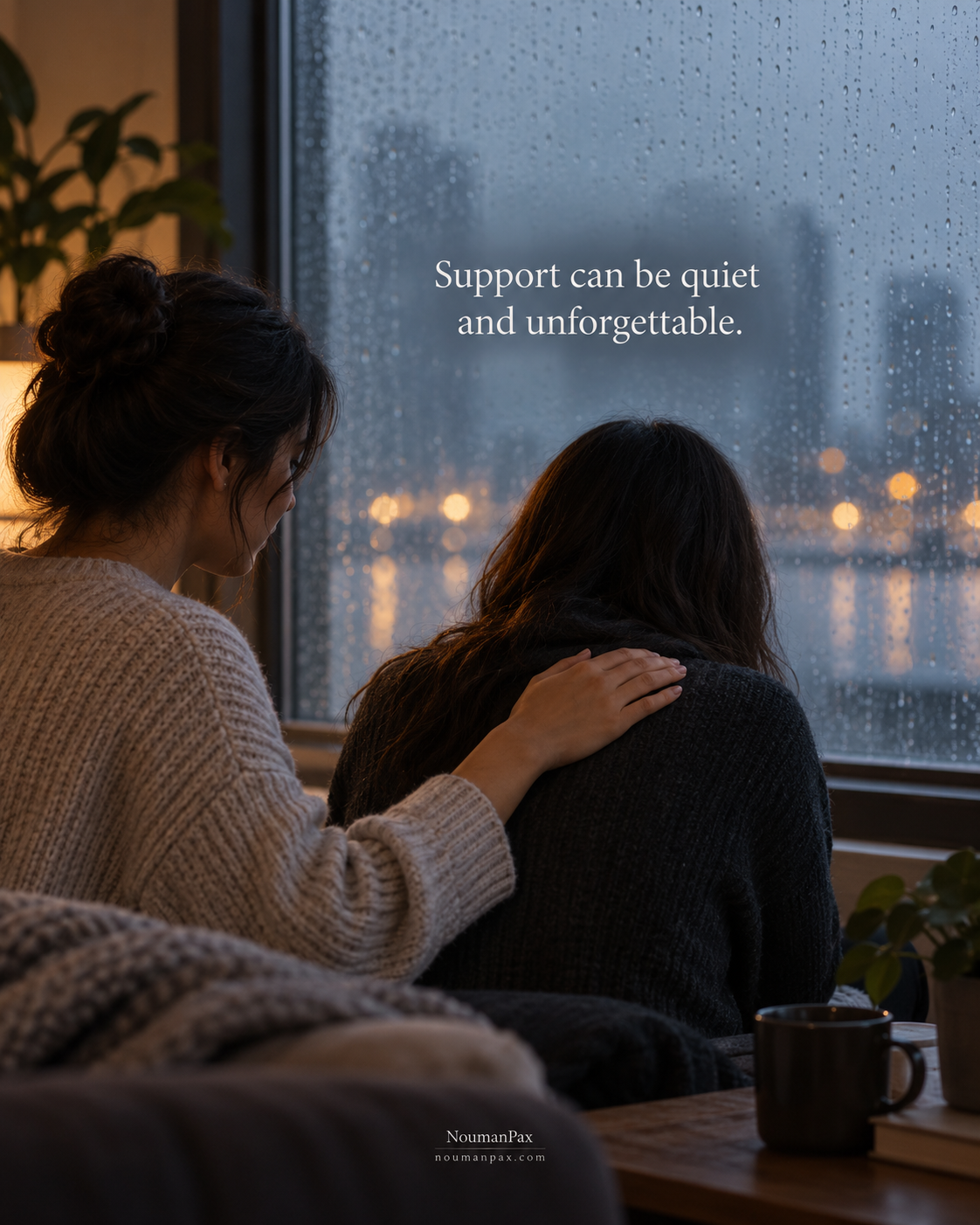 Support can be quiet and unforgettable.