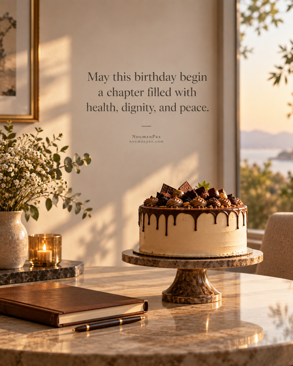 May this birthday begin a chapter filled with health, dignity, and peace.