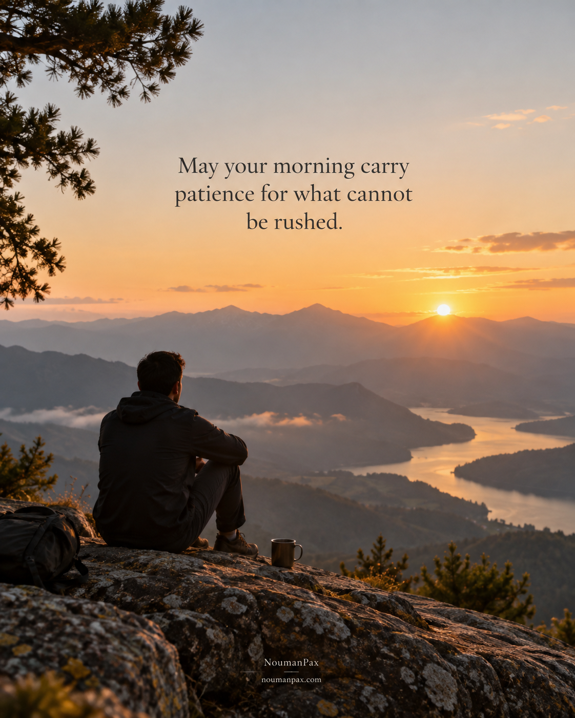 Good morning blessing quote about patience for what cannot be rushed