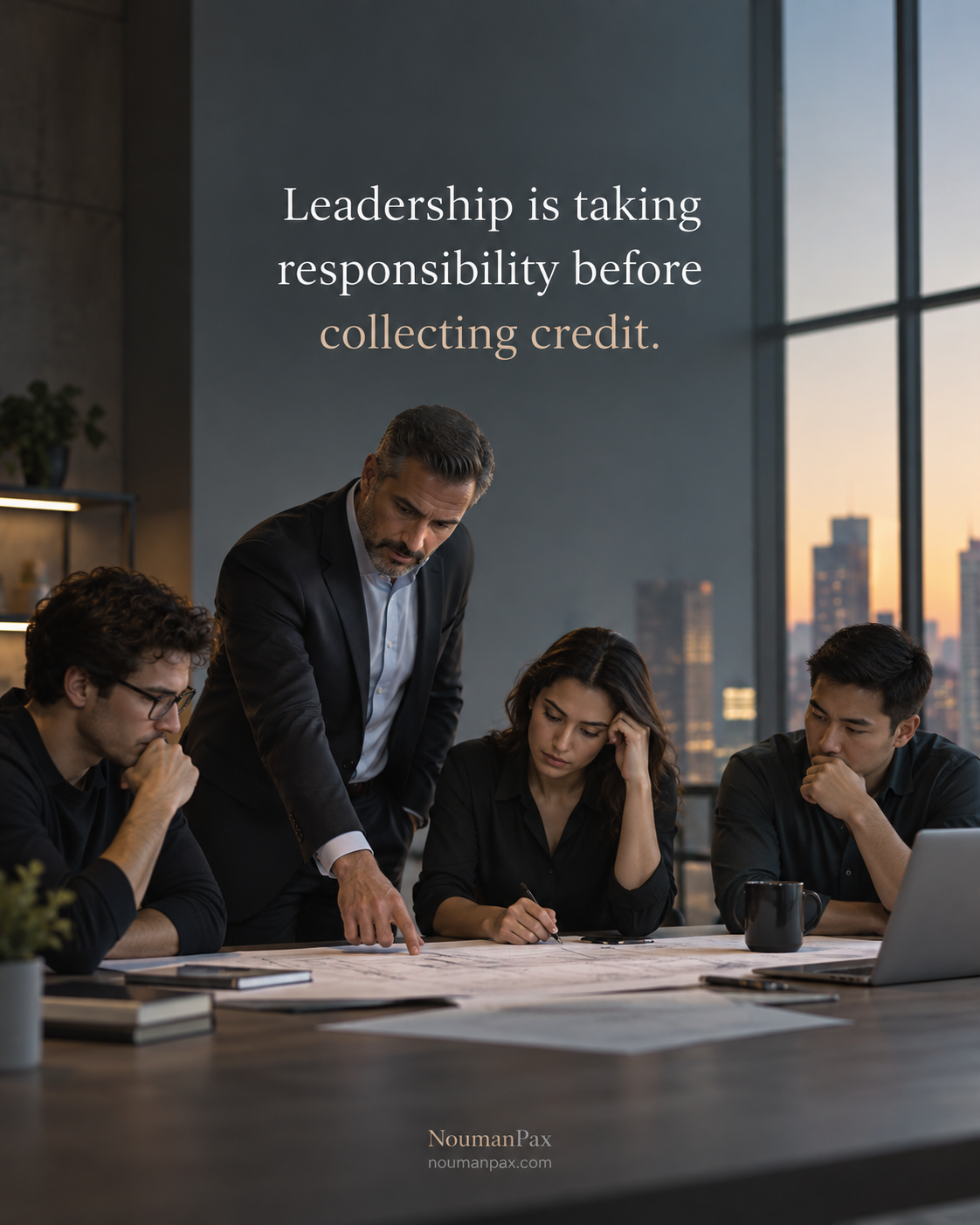 Leadership responsibility before credit