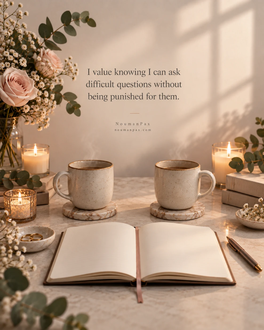 I value knowing I can ask difficult questions without being punished for them.