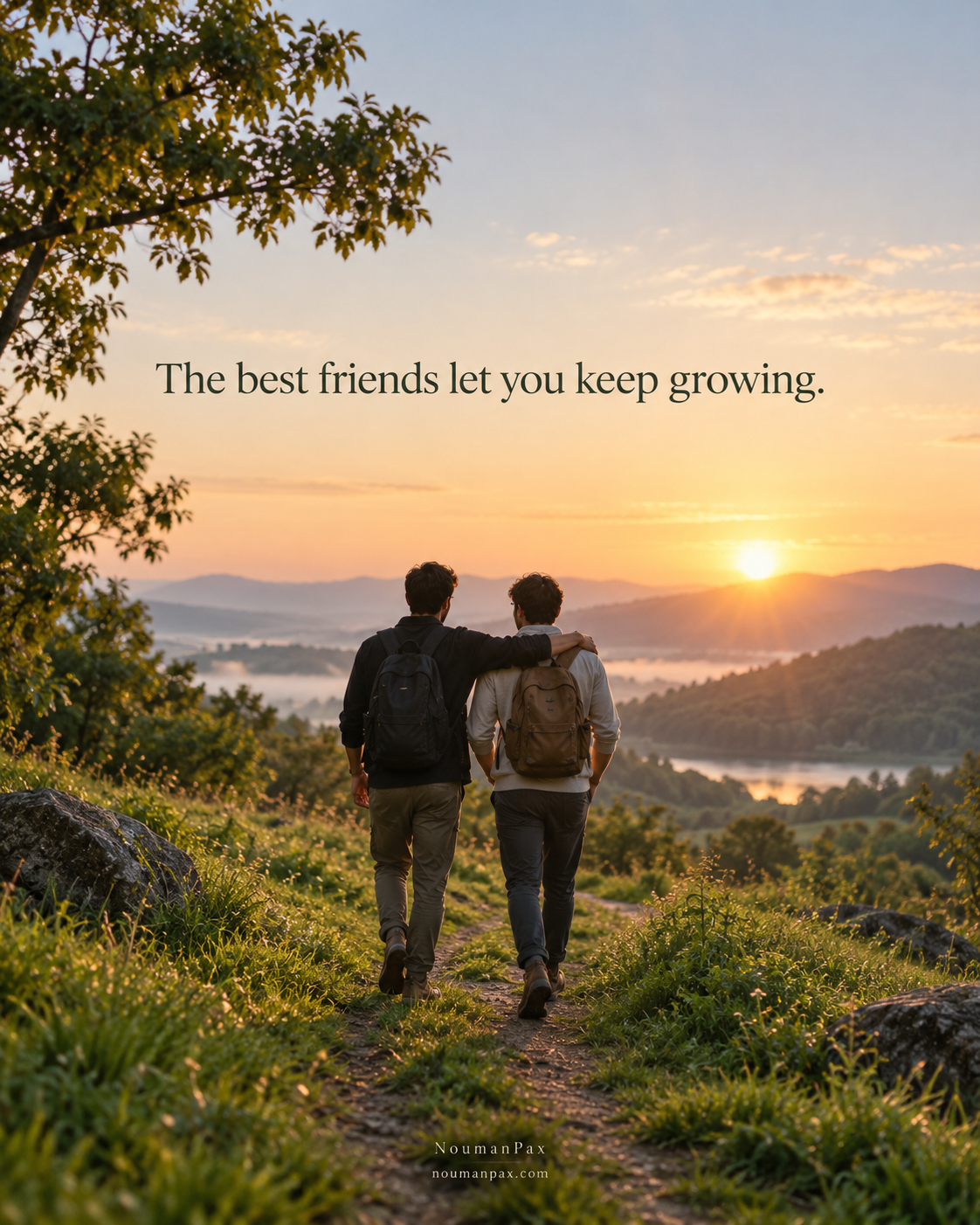 The best friends let you keep growing.