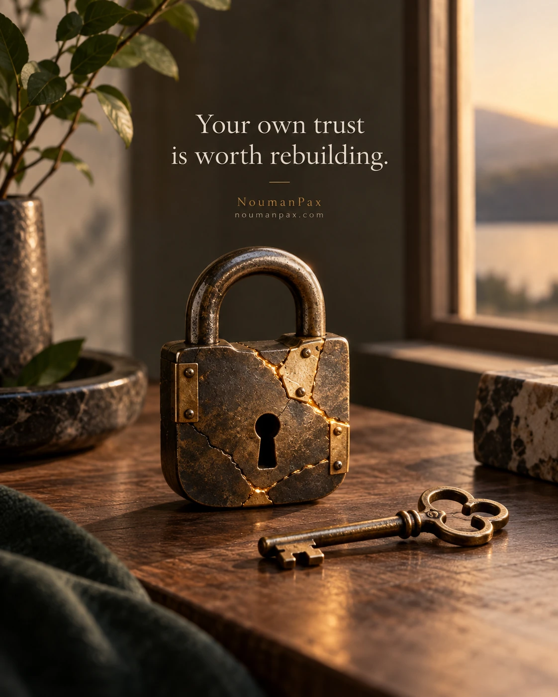 Your own trust is worth rebuilding.