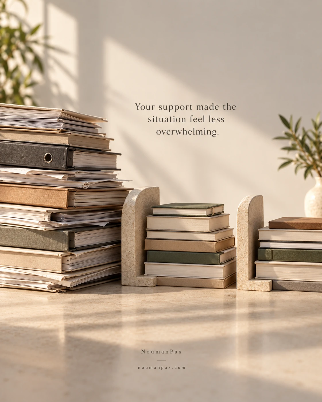 Your support made the situation feel less overwhelming.