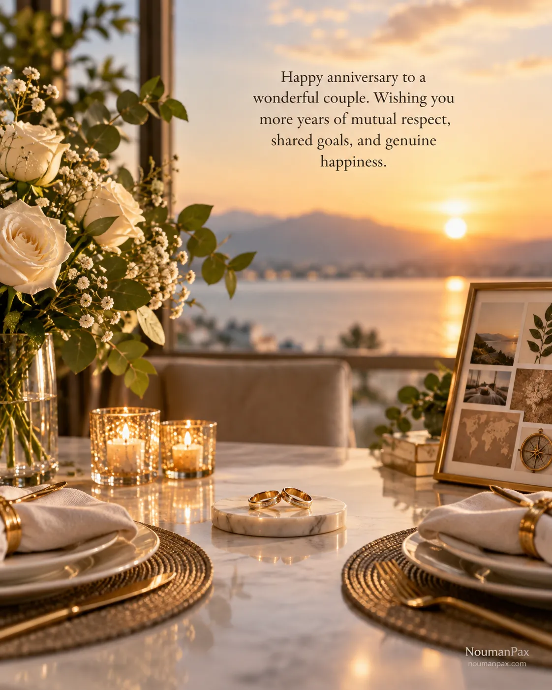 Happy anniversary to a wonderful couple. Wishing you more years of mutual respect, shared goals, and genuine happiness.