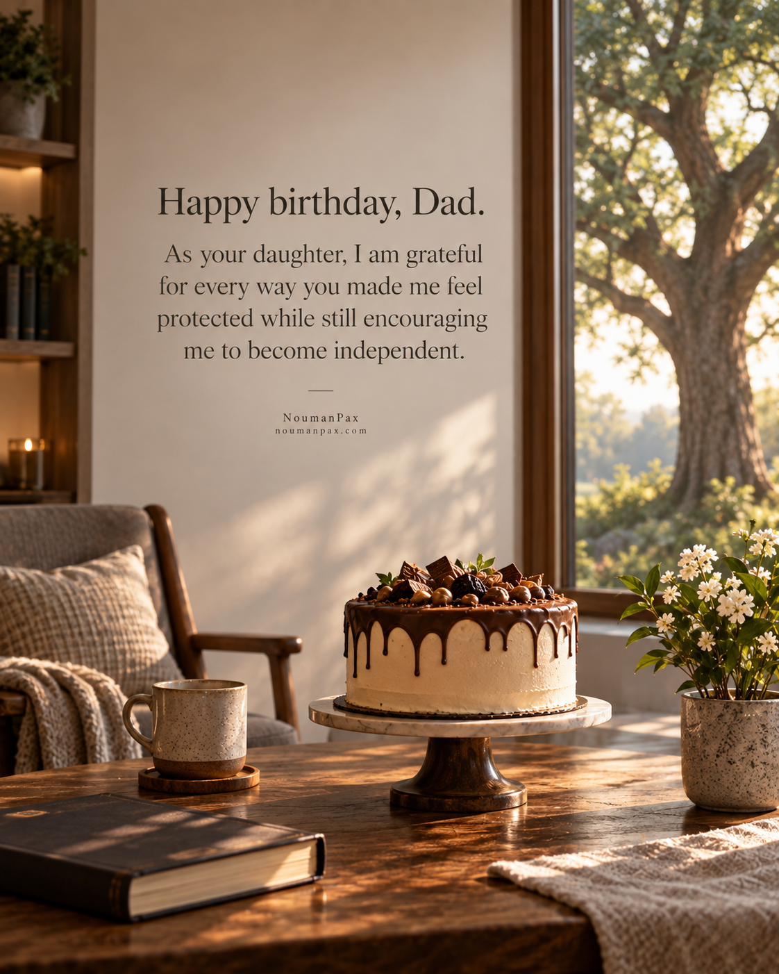 Birthday Wishes for Dad from Daughter — Protection