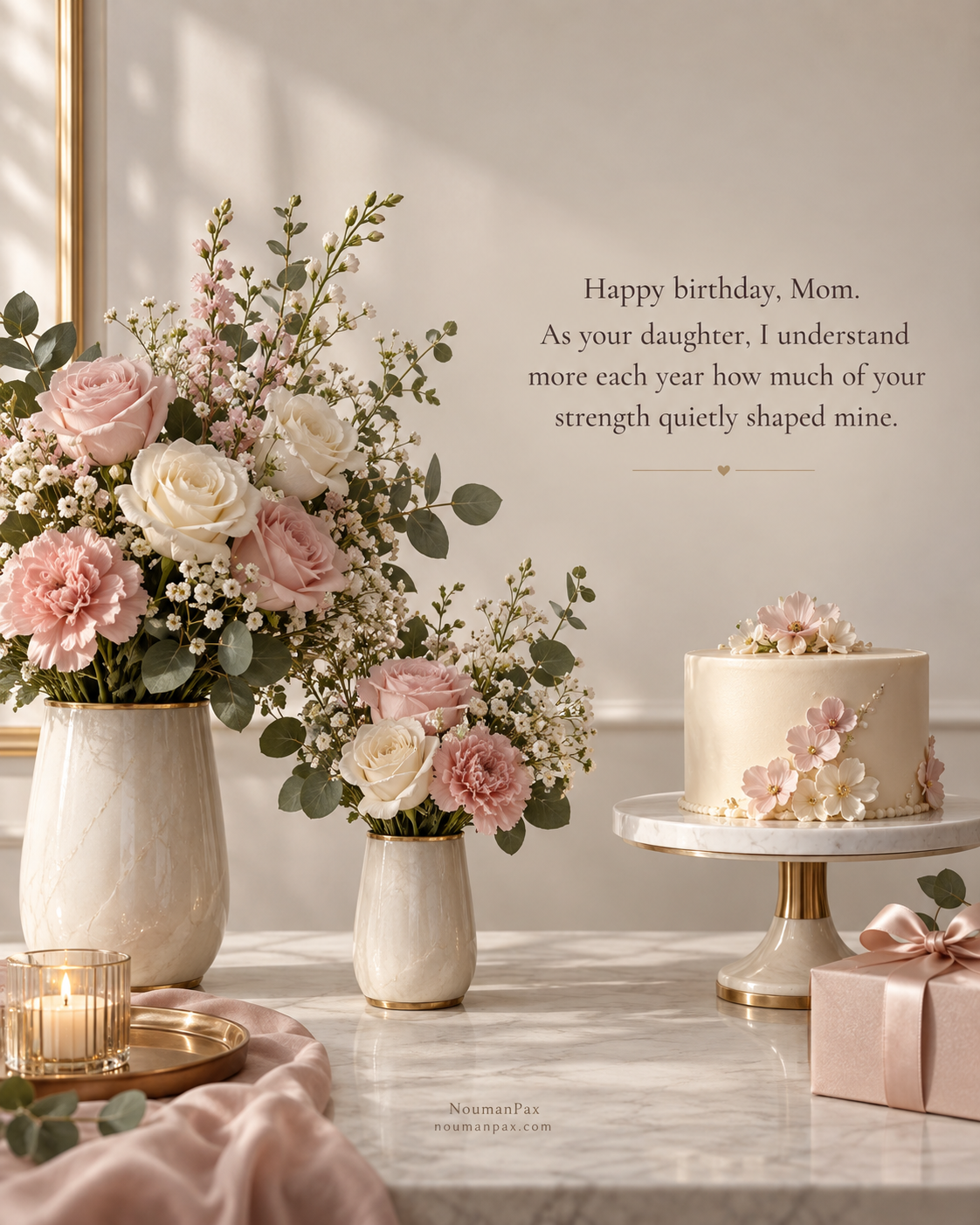 Birthday Wishes for Mom from Daughter — Strength
