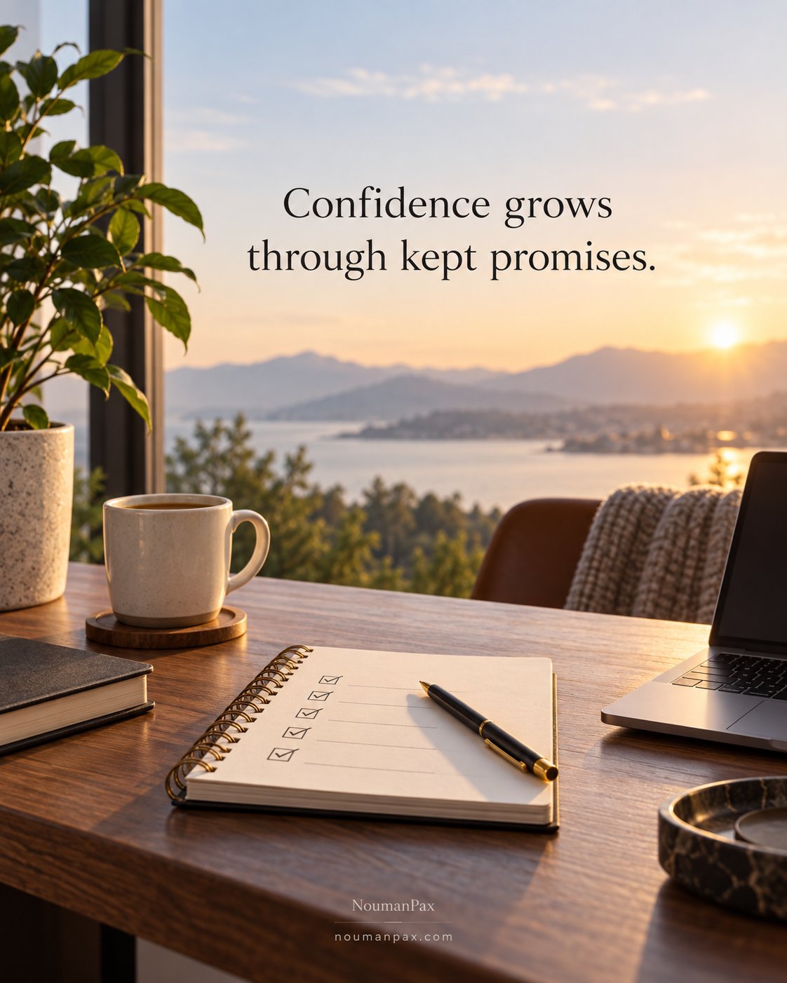 Confidence grows through kept promises.