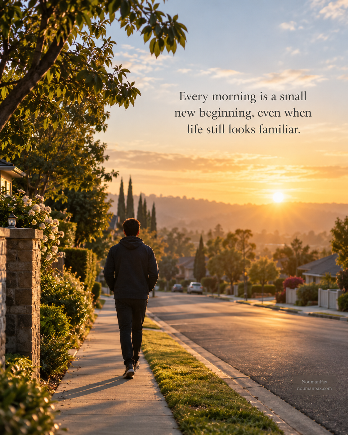 Good morning quote about a small new beginning