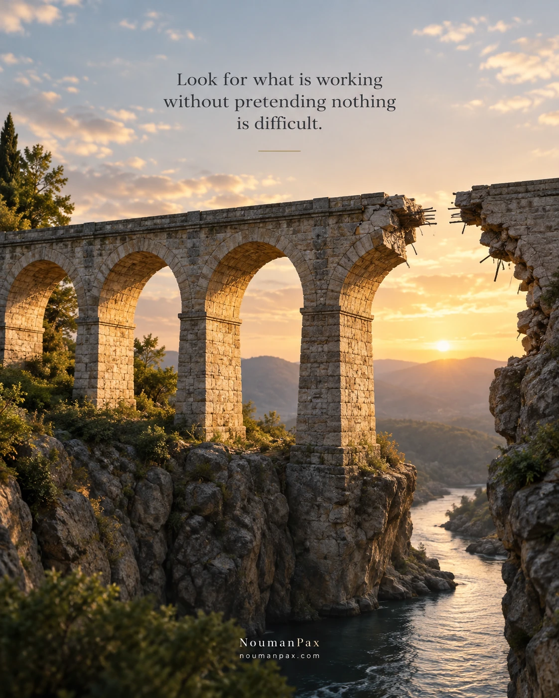 Look for what is working without pretending nothing is difficult.