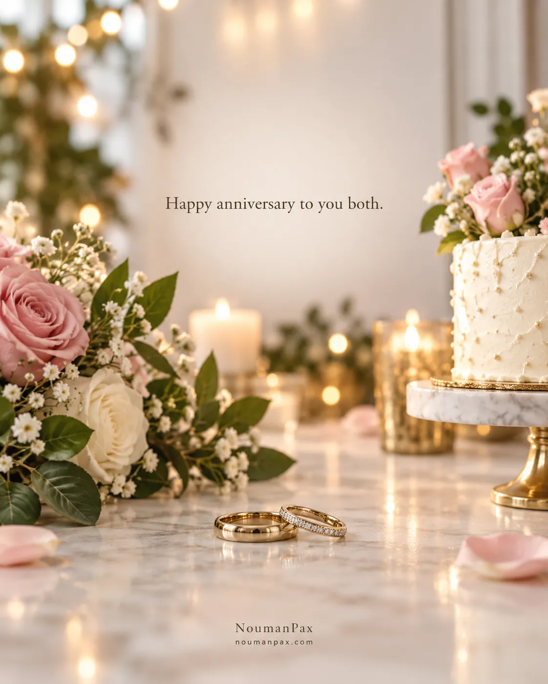 Happy anniversary to you both.