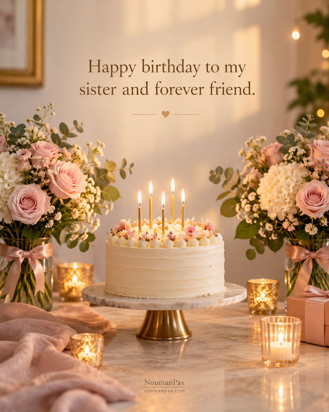 Happy birthday to my sister and forever friend.