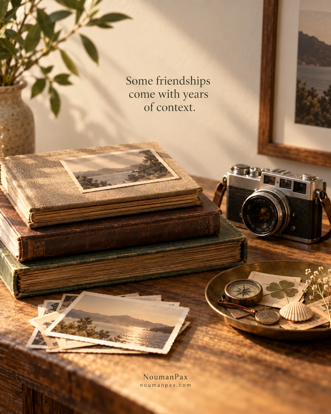 Some friendships come with years of context.