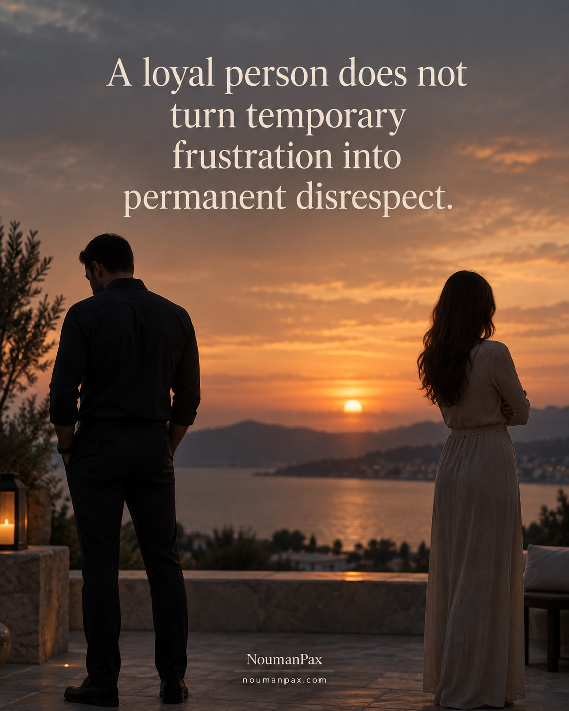 Relationship quote — loyalty without disrespect