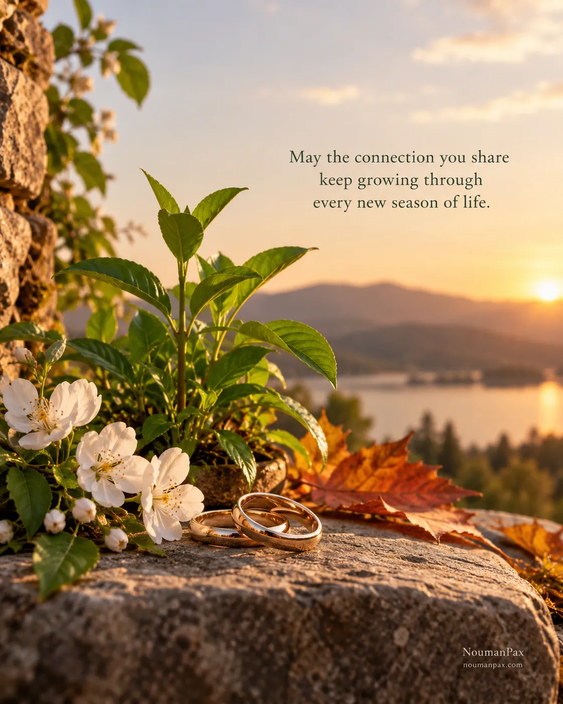 May the connection you share keep growing through every new season of life.