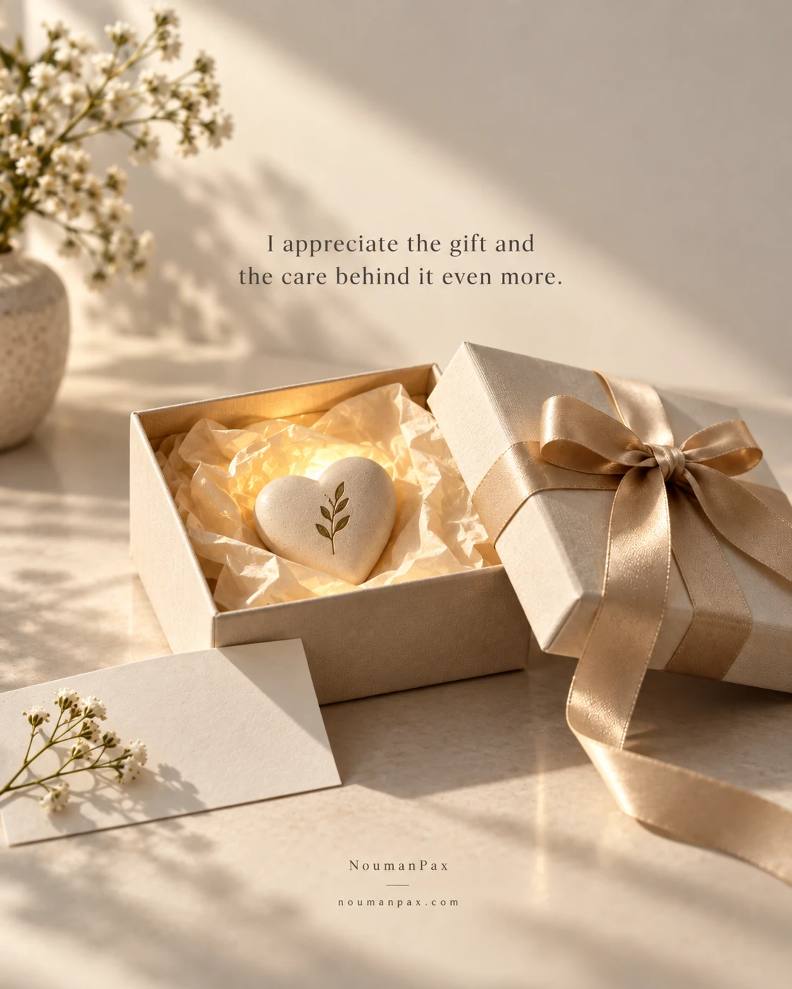 I appreciate the gift and the care behind it even more.