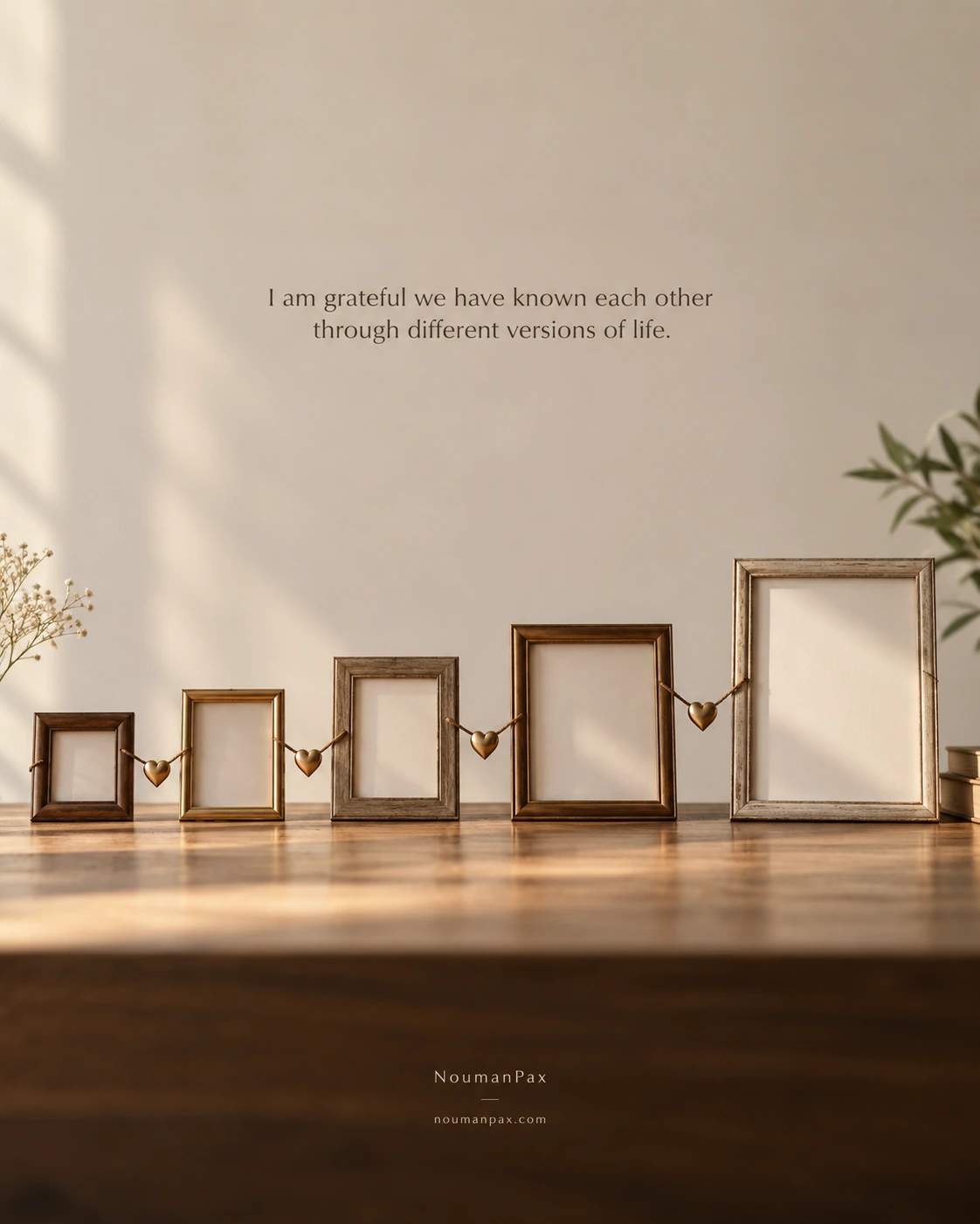 I am grateful we have known each other through different versions of life.