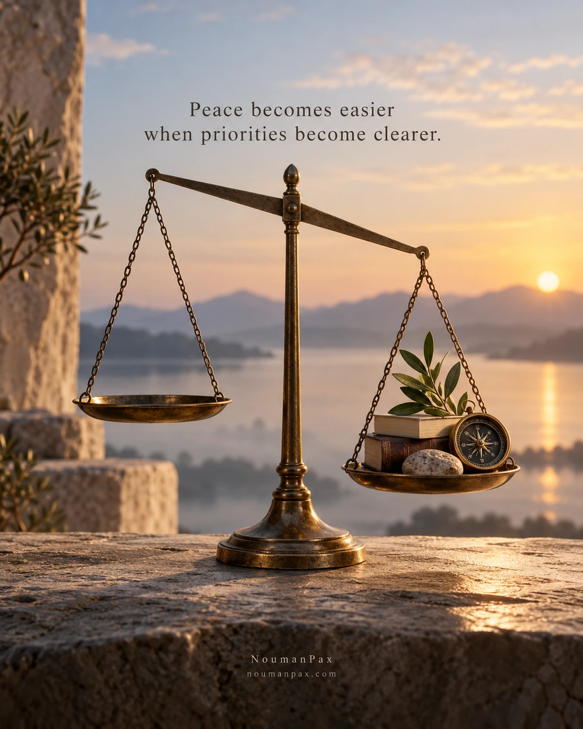 Peace becomes easier when priorities become clearer.