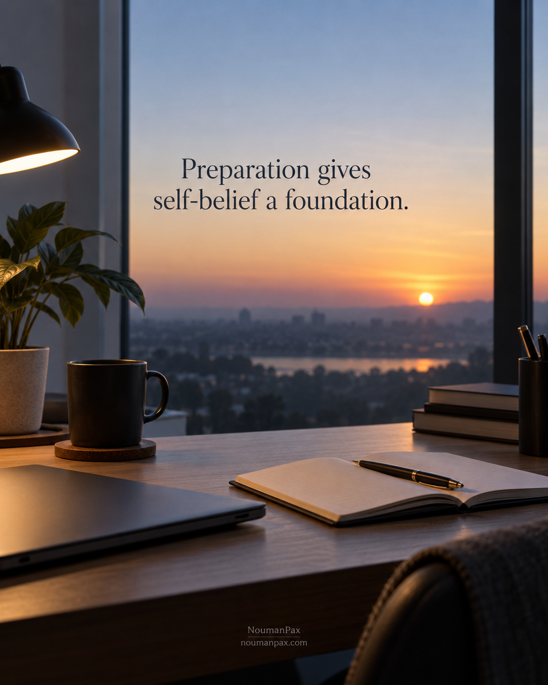 Preparation gives self-belief a foundation.