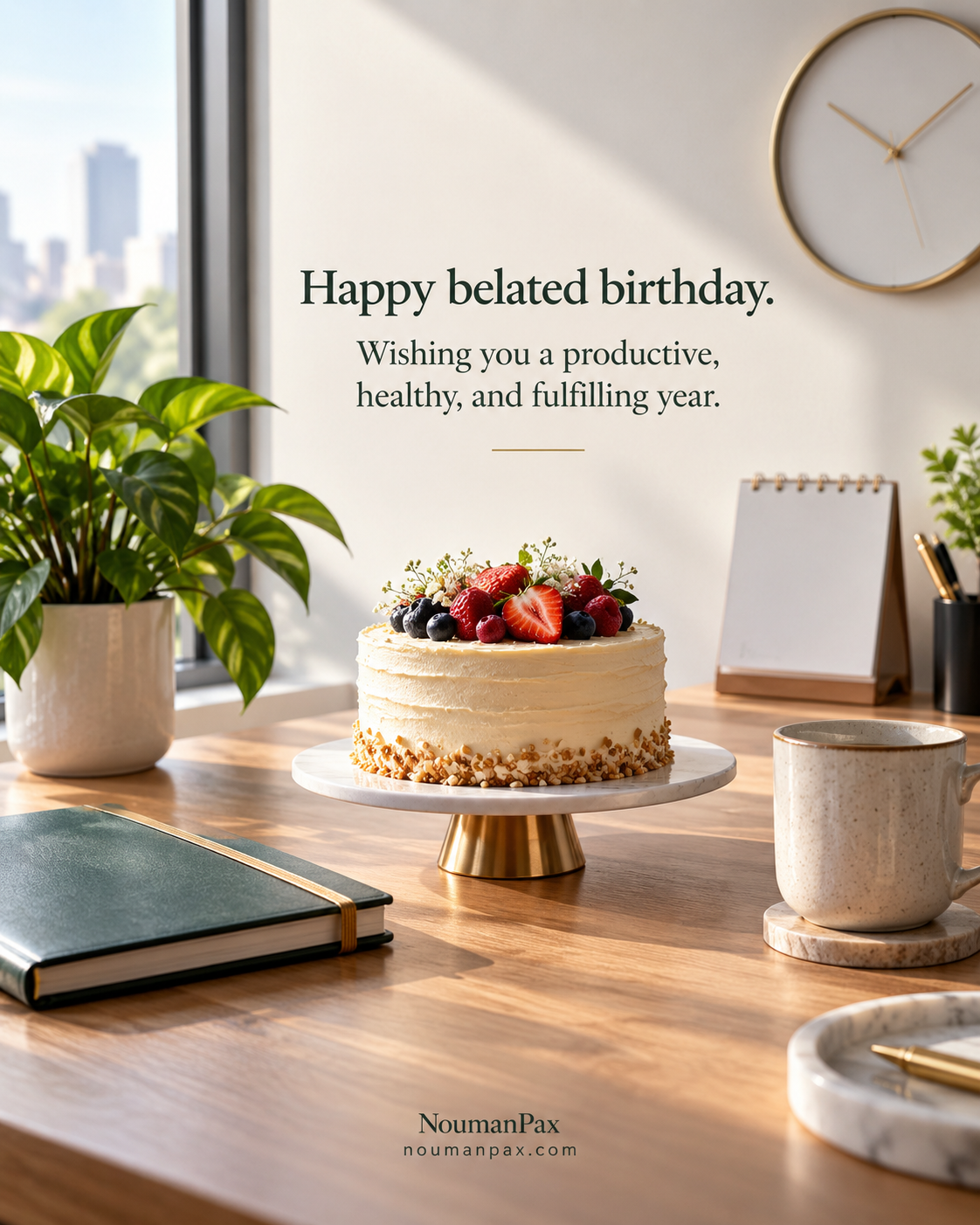 Professional Belated Birthday Wishes — Quote