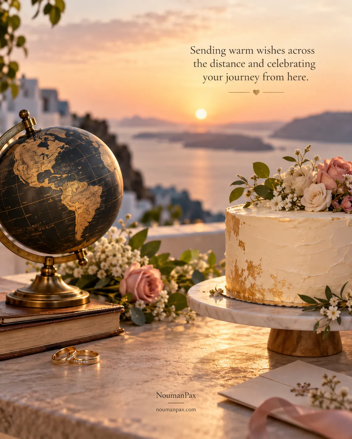 Sending warm wishes across the distance and celebrating your journey from here.