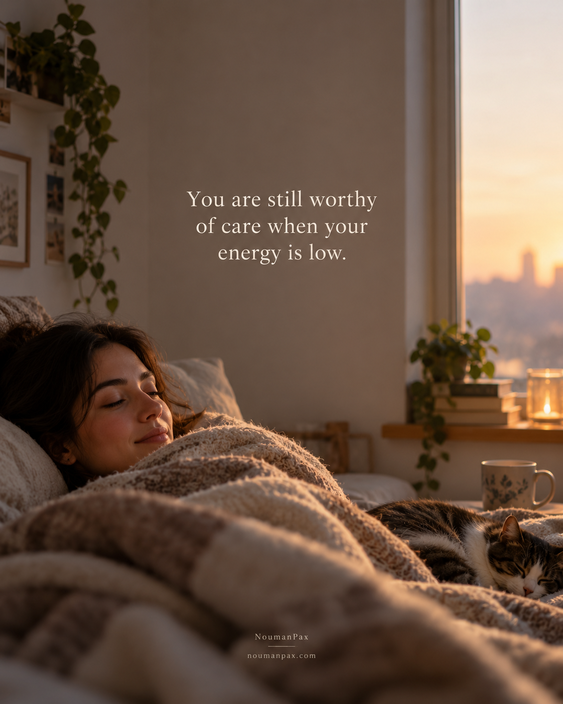 You are still worthy of care when your energy is low.