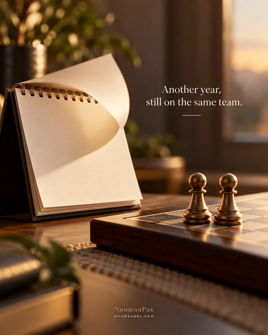 Another year, still on the same team.