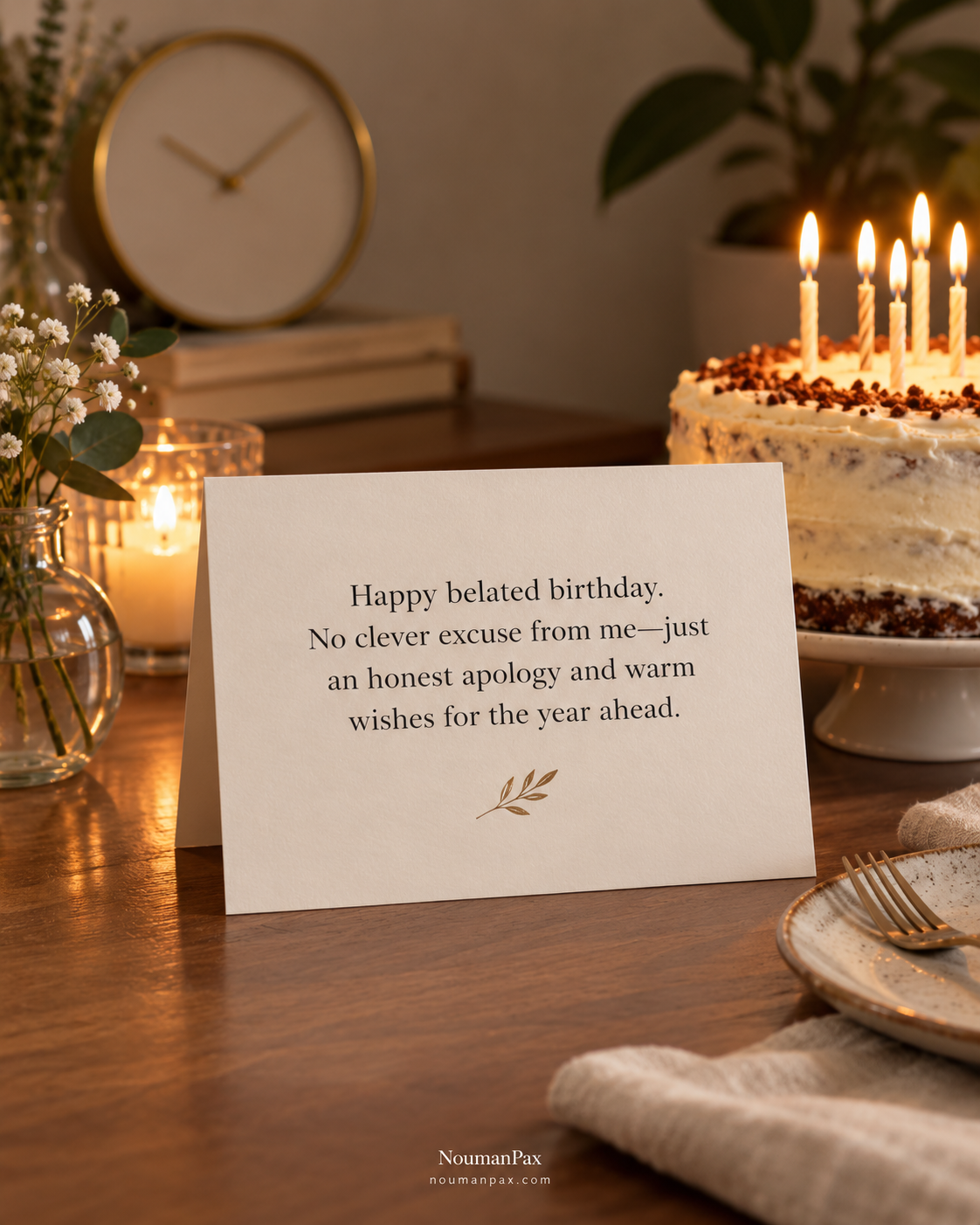 Belated Birthday Wishes After Forgetting — Quote